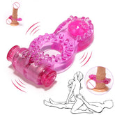 Crystal Butterfly Vibrating Cock Ring