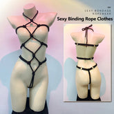 Fetish Rope Lingerie Maid Set