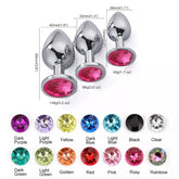 Crystal Stainless Steel Anal Plug