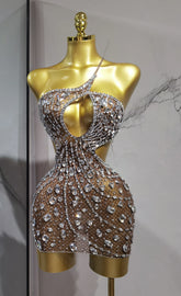 2025 Backless Diamond Gown