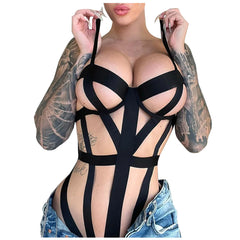 Crisscross Bandage Lingerie Set
