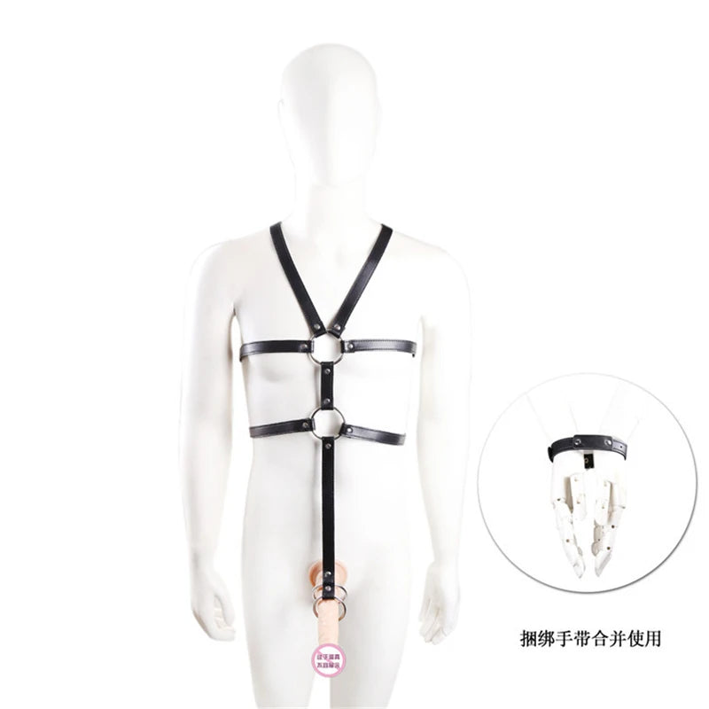 Fetish Leather Chest Harness