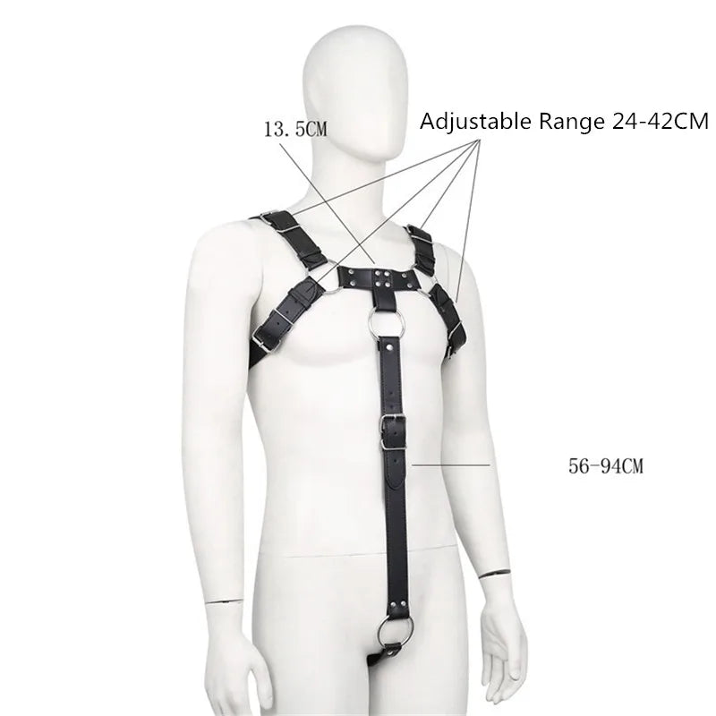Fetish Leather Chest Harness