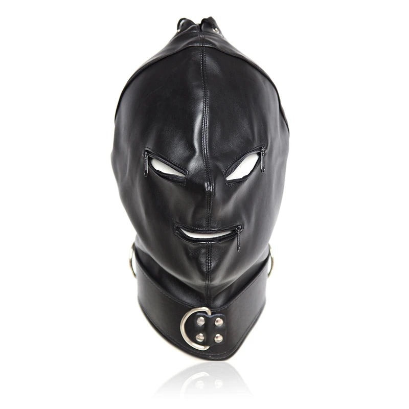 Leather Sensory Deprivation Hood