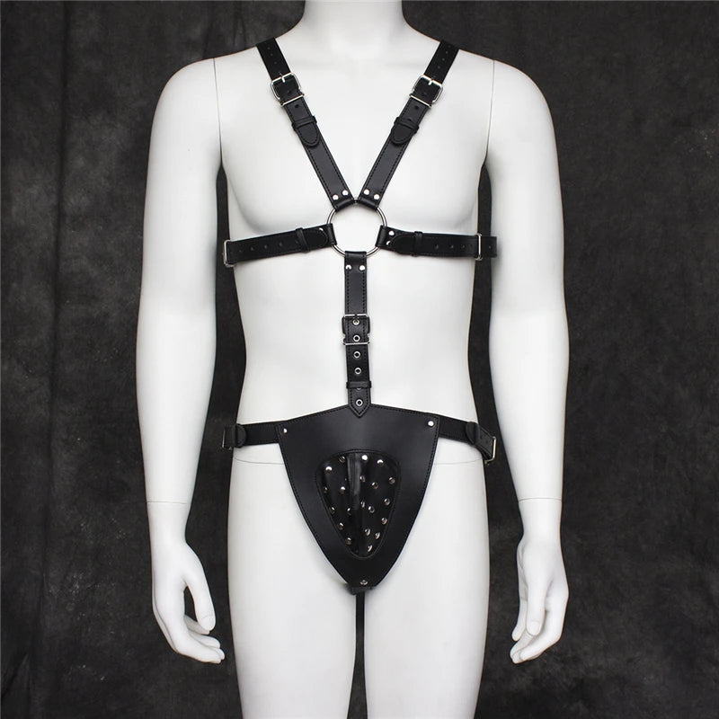 Fetish Leather Chest Harness