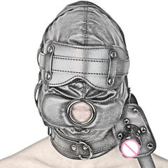 Leather Sensory Deprivation Hood