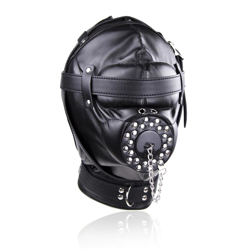 Leather Sensory Deprivation Hood