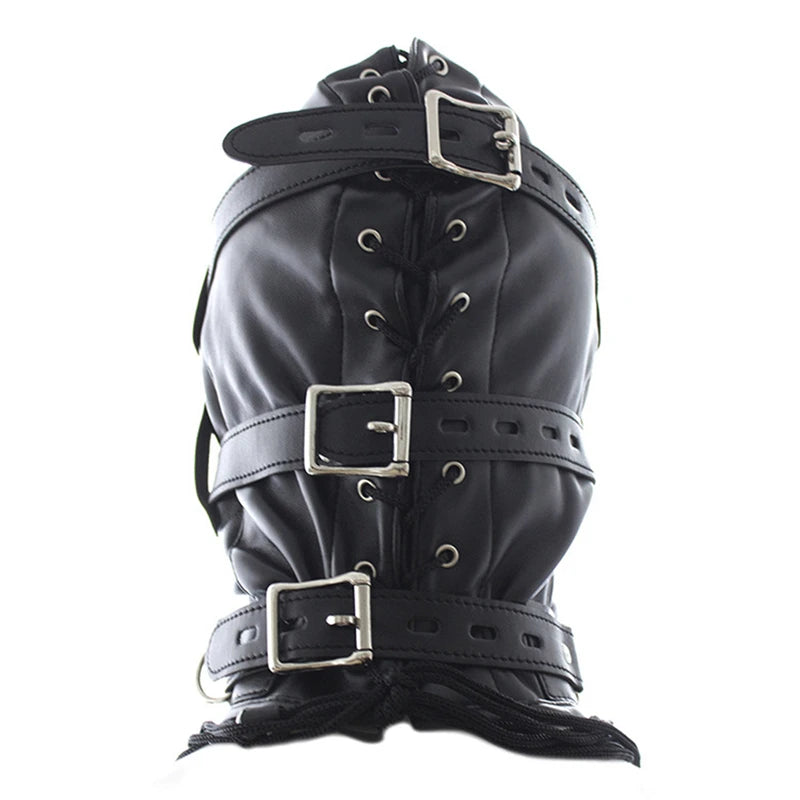 Leather Sensory Deprivation Hood