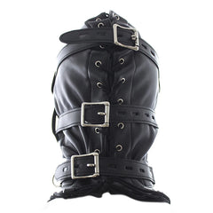 Leather Sensory Deprivation Hood