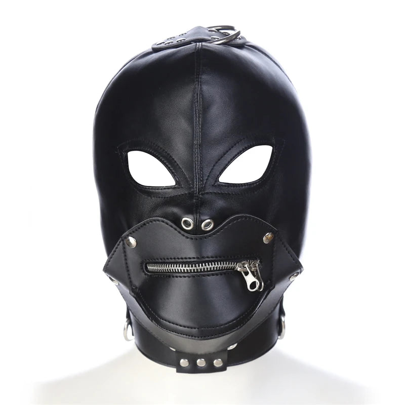 Leather Sensory Deprivation Hood