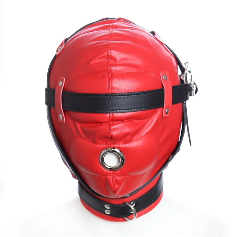 Leather Sensory Deprivation Hood