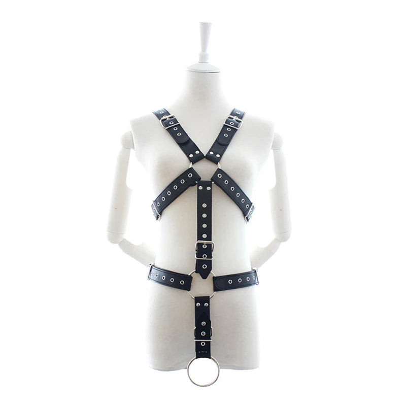 Fetish Leather Chest Harness