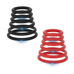 6-Piece Silicone Cock Ring Set