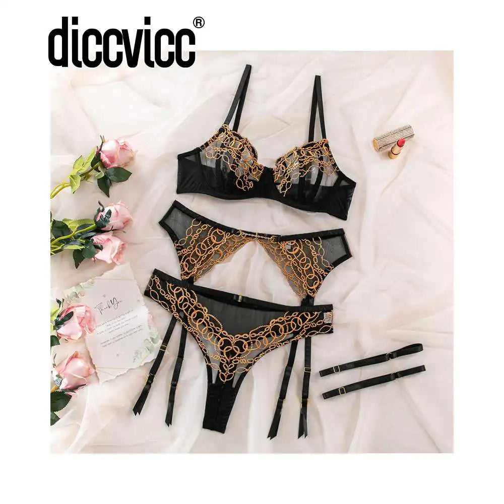 Elegant Floral Lace Set