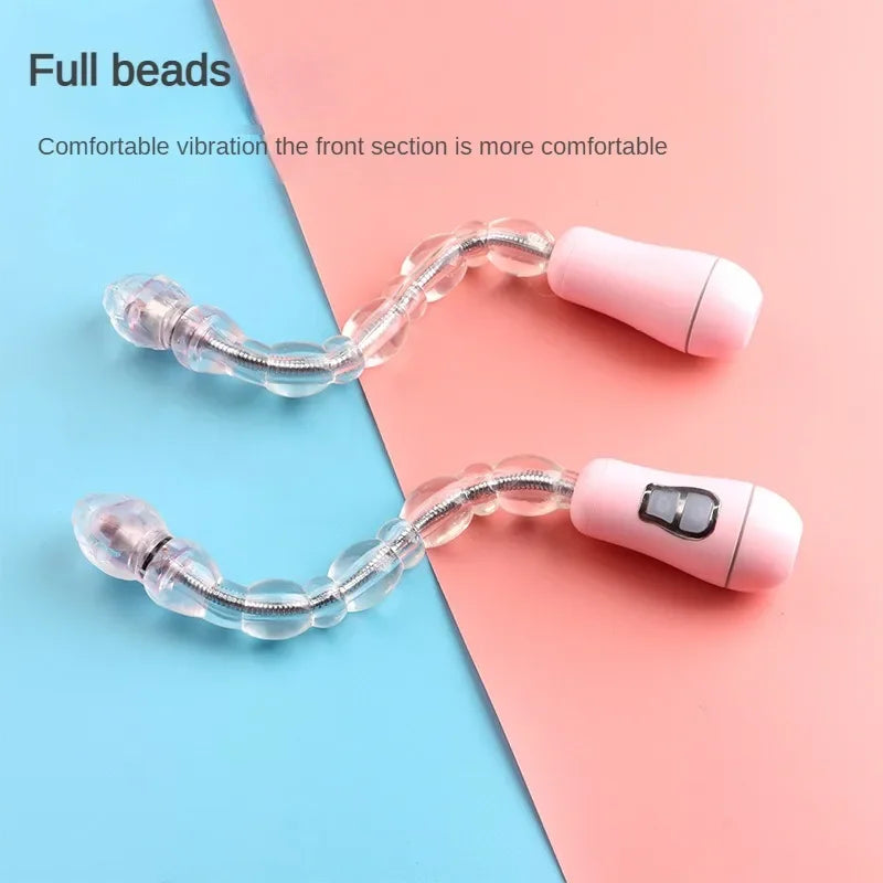 12 Speed Anal Beads Butt Pull Vibrator Prostate Massager Dildo G-Spot Stimulator Erotic Woman Masturbator Sex Toys for Men