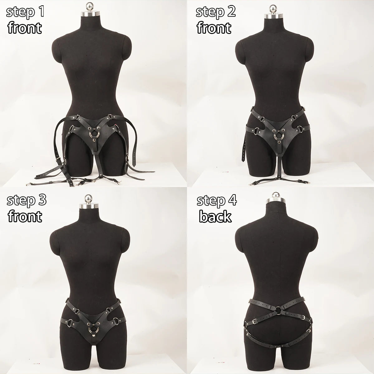 Leather Leg Harness Garter