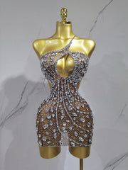 2025 Backless Diamond Gown