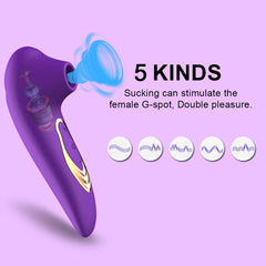 Clitoral & Nipple Sucker Vibrator