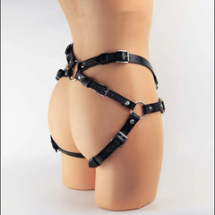 Leather Leg Harness Garter