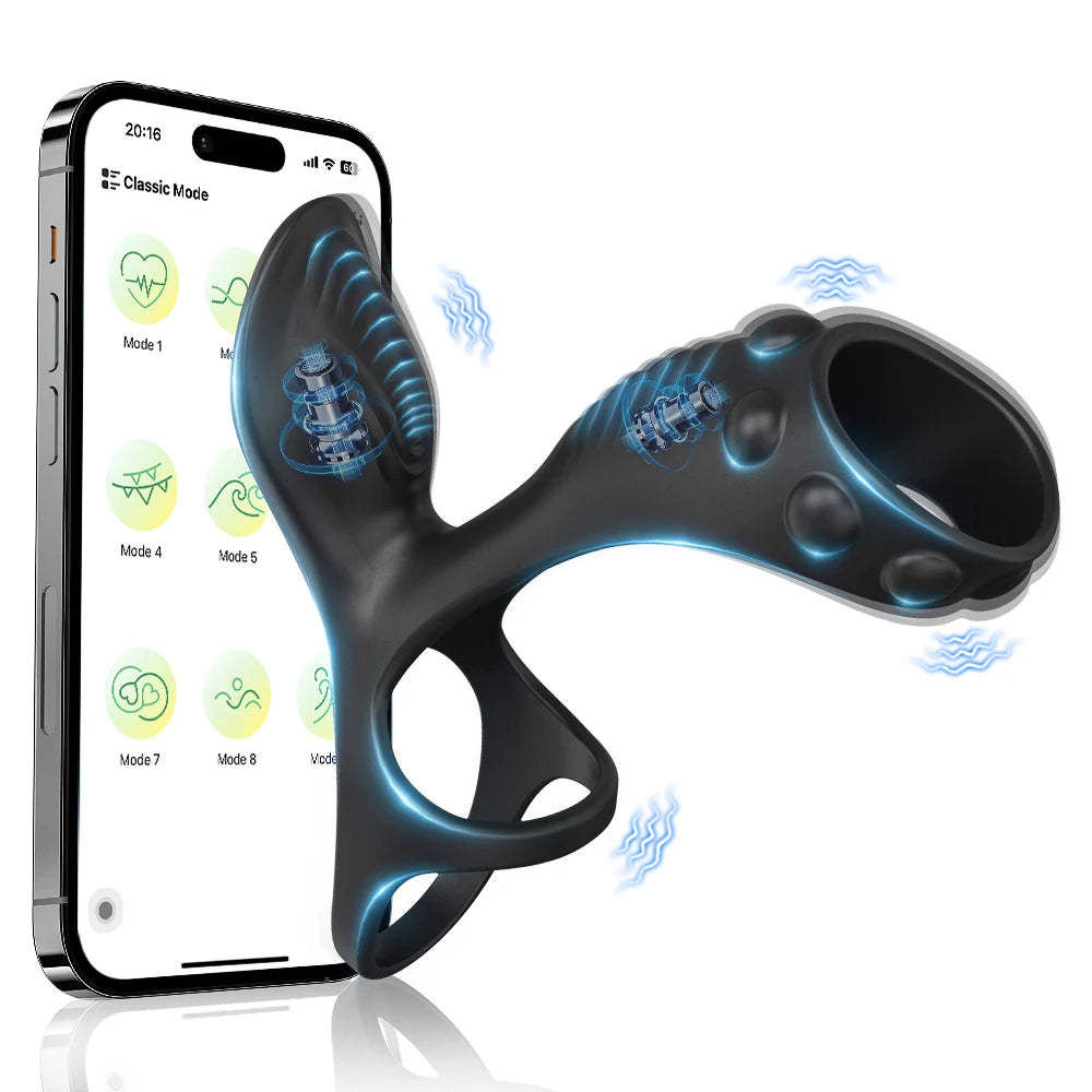 App-Controlled Vibrating Cock Ring