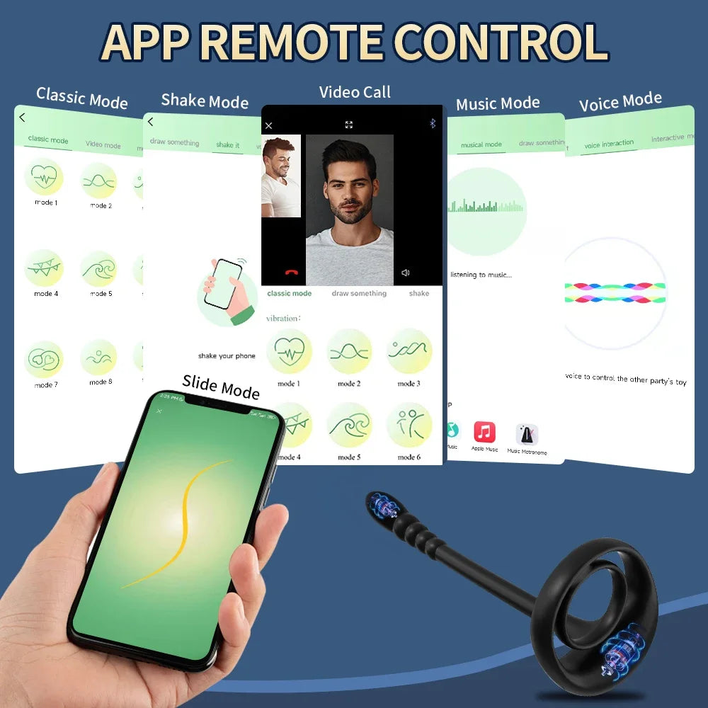 App-Controlled Prostate Vibrator