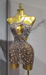 2025 Backless Diamond Gown