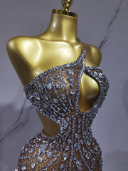 2025 Backless Diamond Gown