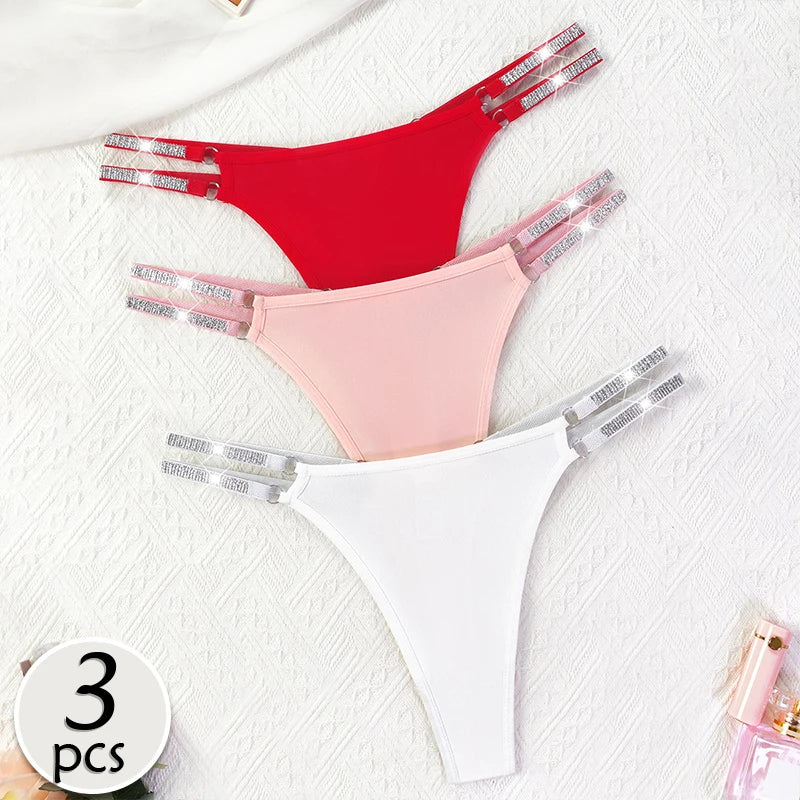 3pc Sexy Thong Set