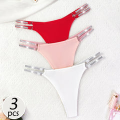 3pc Sexy Thong Set