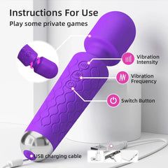 USB Rechargeable AV Vibrator
