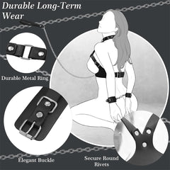 BDSM Pussy Handcuff Harness